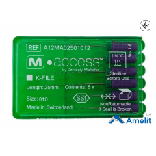 Інструмент ручний K-File M-Access №10 (Dentsply Maillefer), 6 шт./пак.